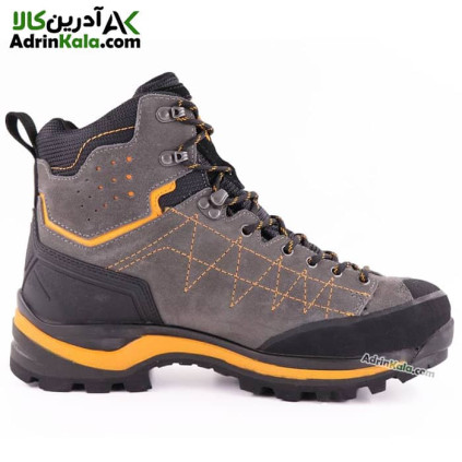 کفش کوهنوردی زمستانی مردانه کینگ تکس مدل leopard رنگ خاکستری/نارنجی