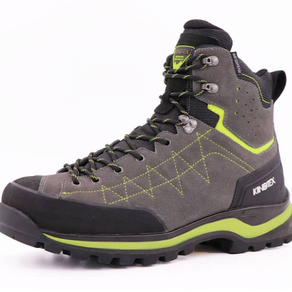 کفش مردانه کینگ تکس مدل leopard رنگ خاکستری/سبز