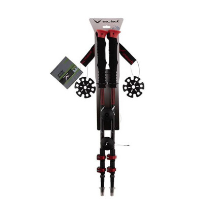 باتوم کلیپسی کوهنوردی اسنوهاک مدل 304 رنگ قرمز