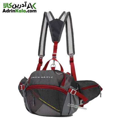 کیف کمری کوهنوردی کوله شو اسنوهاک کد 6077 رنگ سرمه ای/خاکستری