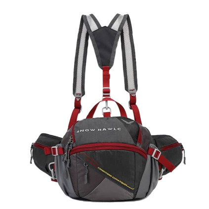 کیف کمری کوله شو مسافرتی اسنوهاک کد 6077 رنگ سرمه ای/خاکستری