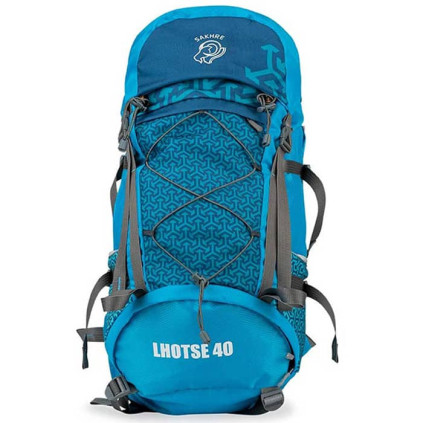 کوله پشتی کوهنوردی صخره مدل لوتسه 40 لیتری رنگ آبی فیروزه ای