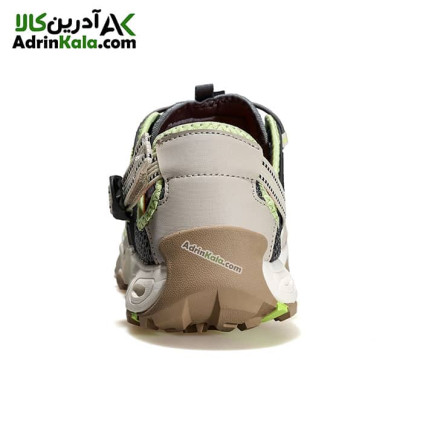 کفش صندل هامتو مدل 630261A-3 رنگ خاکستری تیره/کرم(بژ)