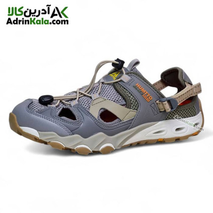 کفش مردانه پیاده روی هامتو مدل 630261A-11 رنگ طوسی/سبز