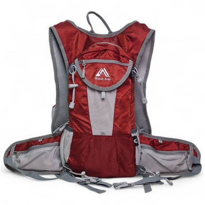 کوله پشتی دوچرخه سواری 18 لیتری بلک آرال کد KA-1897 زرشکی