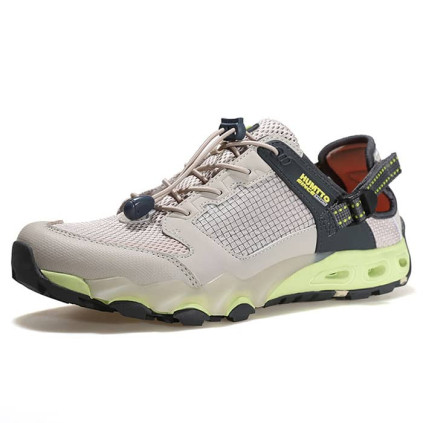 کفش مردانه هومتو مدل 630101A-2 رنگ کرم (بژ)/سبز فسفری