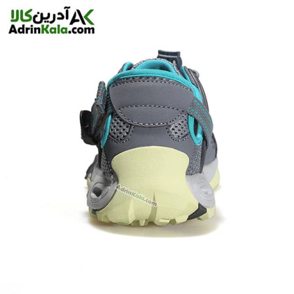 کفش روزمره مردانه هامتو مدل 630101A-4 رنگ طوسی/سبز فسفری