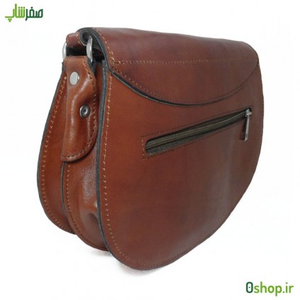 کیف دوشی چرم زنانه مدل ترنجی