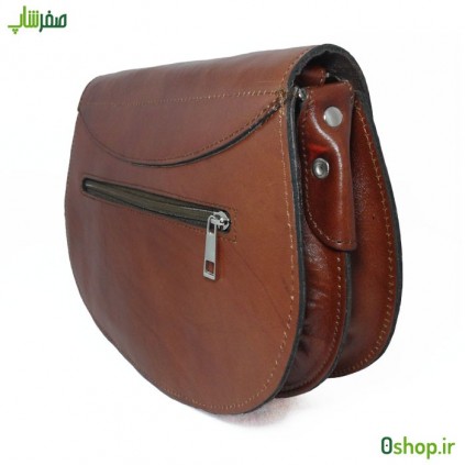 کیف دوشی چرم زنانه مدل ترنجی