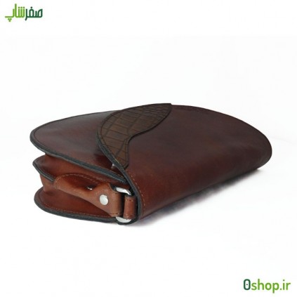 کیف دوشی چرم زنانه مدل ترنجی