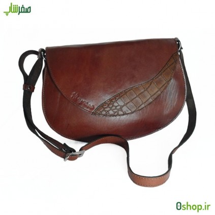 کیف دوشی چرم زنانه مدل ترنجی