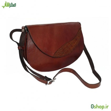 کیف دوشی چرم زنانه مدل ترنجی