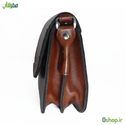 کیف دوشی چرم زنانه مدل ترنجی