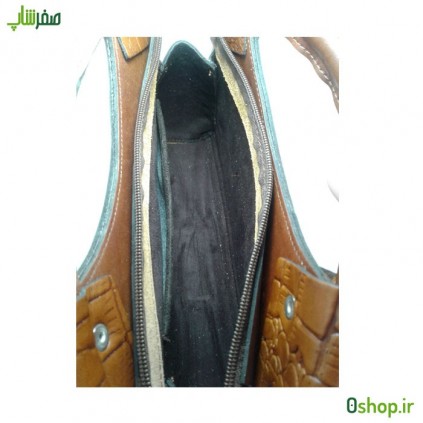 کیف دوشی مجلسی زنانه چرم گلدار کد R02