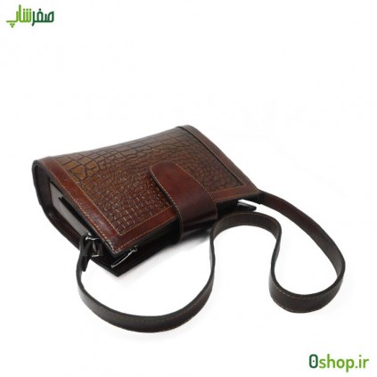 کیف دوشی کوچک زنانه چرم مدل دوشی زبانه دار