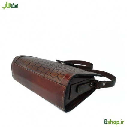 کیف دوشی کوچک زنانه چرم مدل دوشی زبانه دار