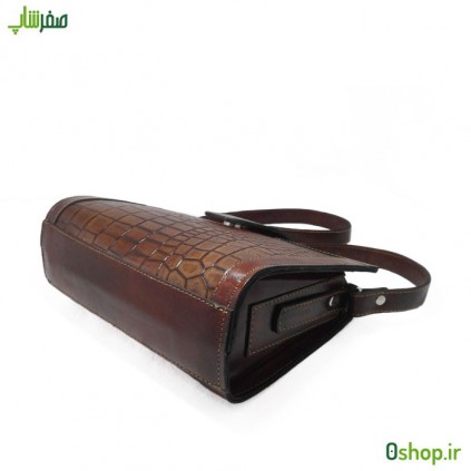 کیف دوشی کوچک زنانه چرم مدل دوشی زبانه دار