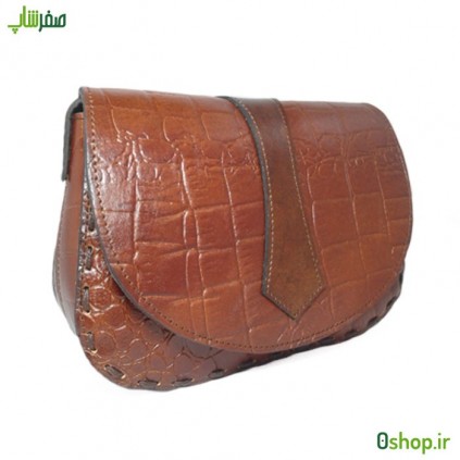 کیف دوشی کوچک چرم دخترانه مدل هلالی