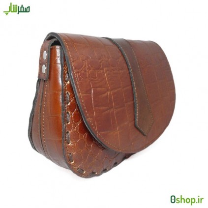 کیف دوشی کوچک چرم دخترانه مدل هلالی
