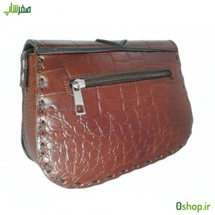 کیف دوشی کوچک چرم دخترانه مدل هلالی