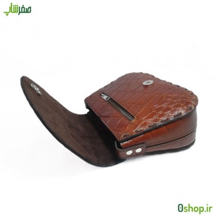 کیف دوشی کوچک چرم دخترانه مدل هلالی