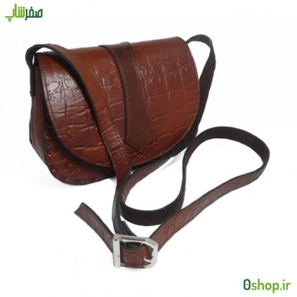 کیف دوشی کوچک چرم دخترانه مدل هلالی