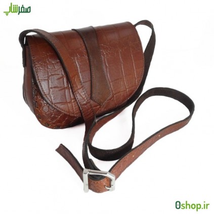 کیف دوشی کوچک چرم دخترانه مدل هلالی