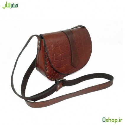 کیف دوشی کوچک چرم دخترانه مدل هلالی