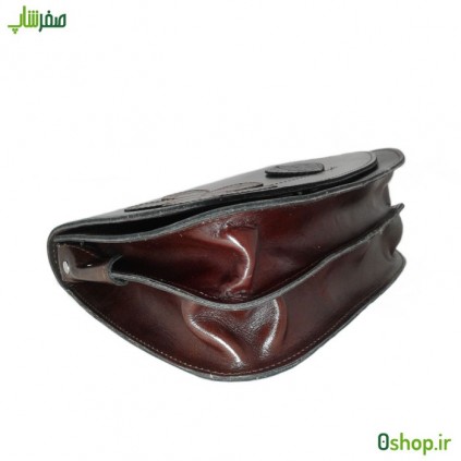 کیف دوشی گلدار چرم زنانه مدل R05
