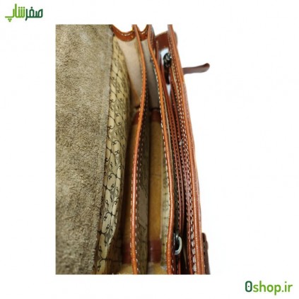 داخل کیف پاسپورتی مردانه چرم مدل P01