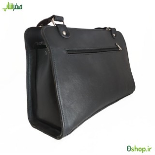 کیف چرمی اداری زنانه مدل متین جیب دار