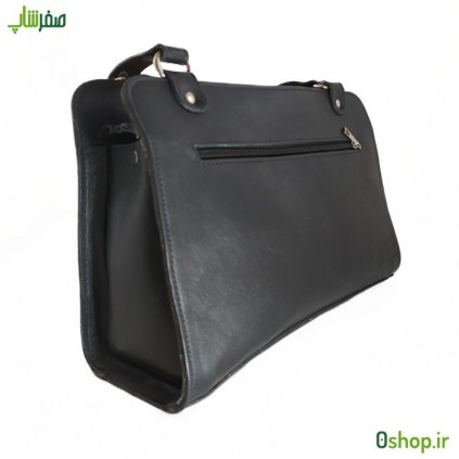 کیف چرمی اداری زنانه مدل متین جیب دار