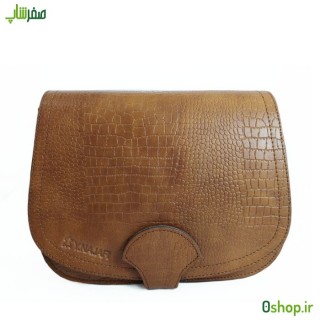 کیف دوشی چرم طرح دار زنانه مدل لنگری