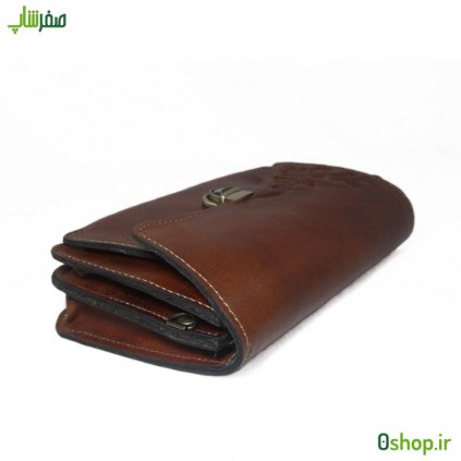 کیف چرم پاسپورتی زنانه مدل P02