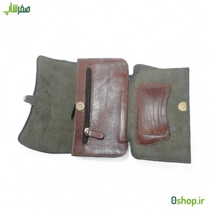 کیف چرم پاسپورتی زنانه مدل P02