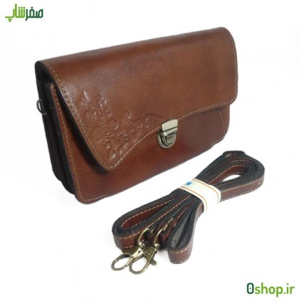 کیف چرم پاسپورتی زنانه مدل P02