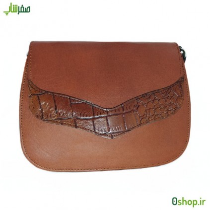 کیف دوشی زنانه چرم طبیعی مدل R08