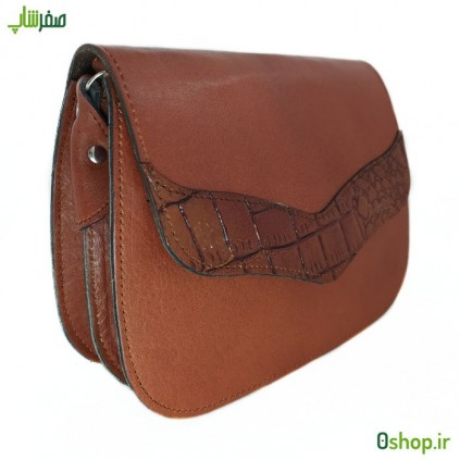 کیف دوشی زنانه چرم طبیعی مدل R08