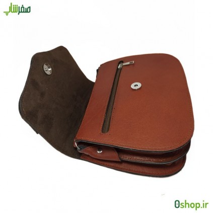 کیف دوشی زنانه چرم طبیعی مدل R08