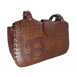 رنگ بندی کیف چرم زنانه مجلسی مدل ترمه بزرگ