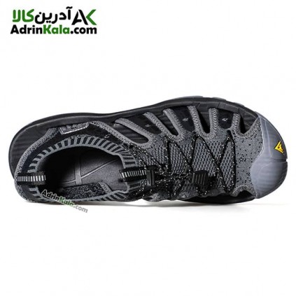 صندل جلو بسته مردانه هامتو مدل 710096A-1 خاکستری تیره