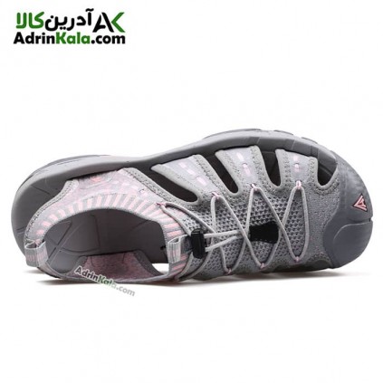 صندل طبیعت گردی زنانه هومتو مدل humtto 710096B-2 رنگ طوسی/صورتی روشن