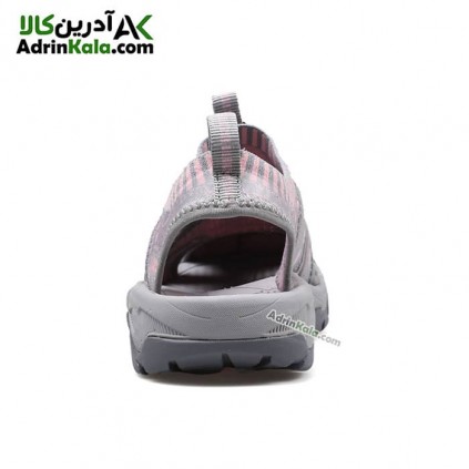 صندل زنانه هامتو مدل 710096B-2 رنگ طوسی/صورتی روشن