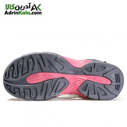 صندل هامتو زنانه مدل 9602-1 رنگ طوسی/صورتی