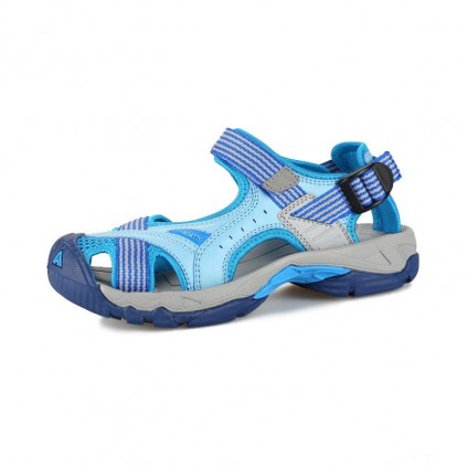 صندل زنانه هامتو مدل 9602-2 رنگ آبی آسمانی