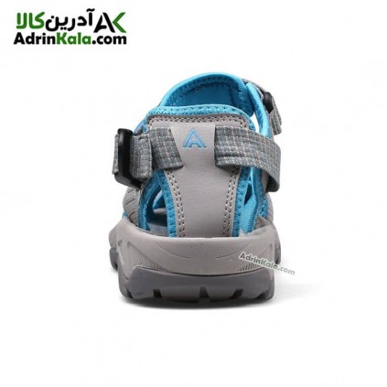 صندل هامتو مدل 9602-5 رنگ طوسی/آبی فیروزه ای