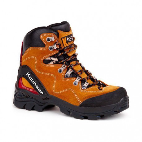	کفش کوهنوردی کوهسار مدل الوند زیره لاستیک رنگ نارنجی