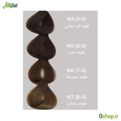 رنگ مو والانسی N4 , N5 , N6 , N7