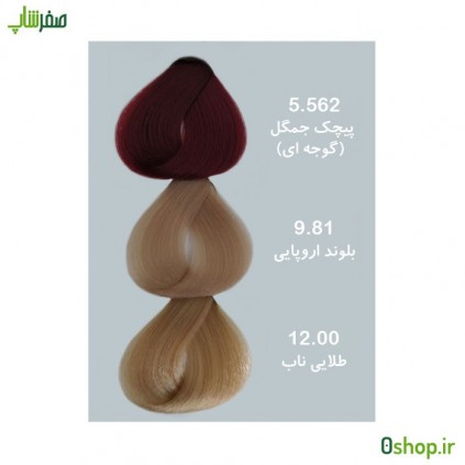 رنگ مو والانسی 5.562 , 9.81 , 12.00