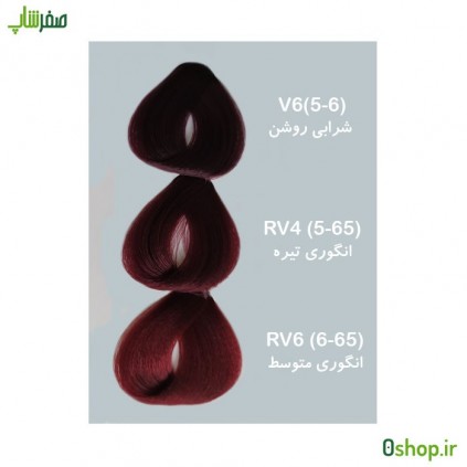 رنگ مو والانسی V6 , RV4 , RV6